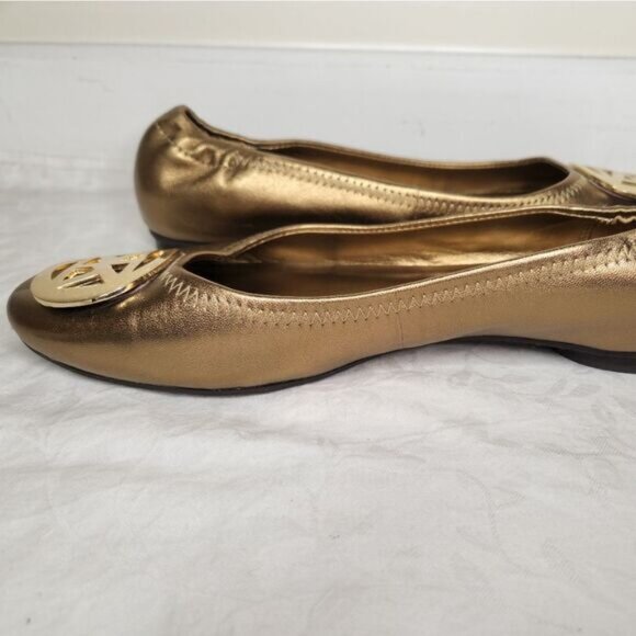 Anne Klien Gold ballet Flats - Picture 4 of 4